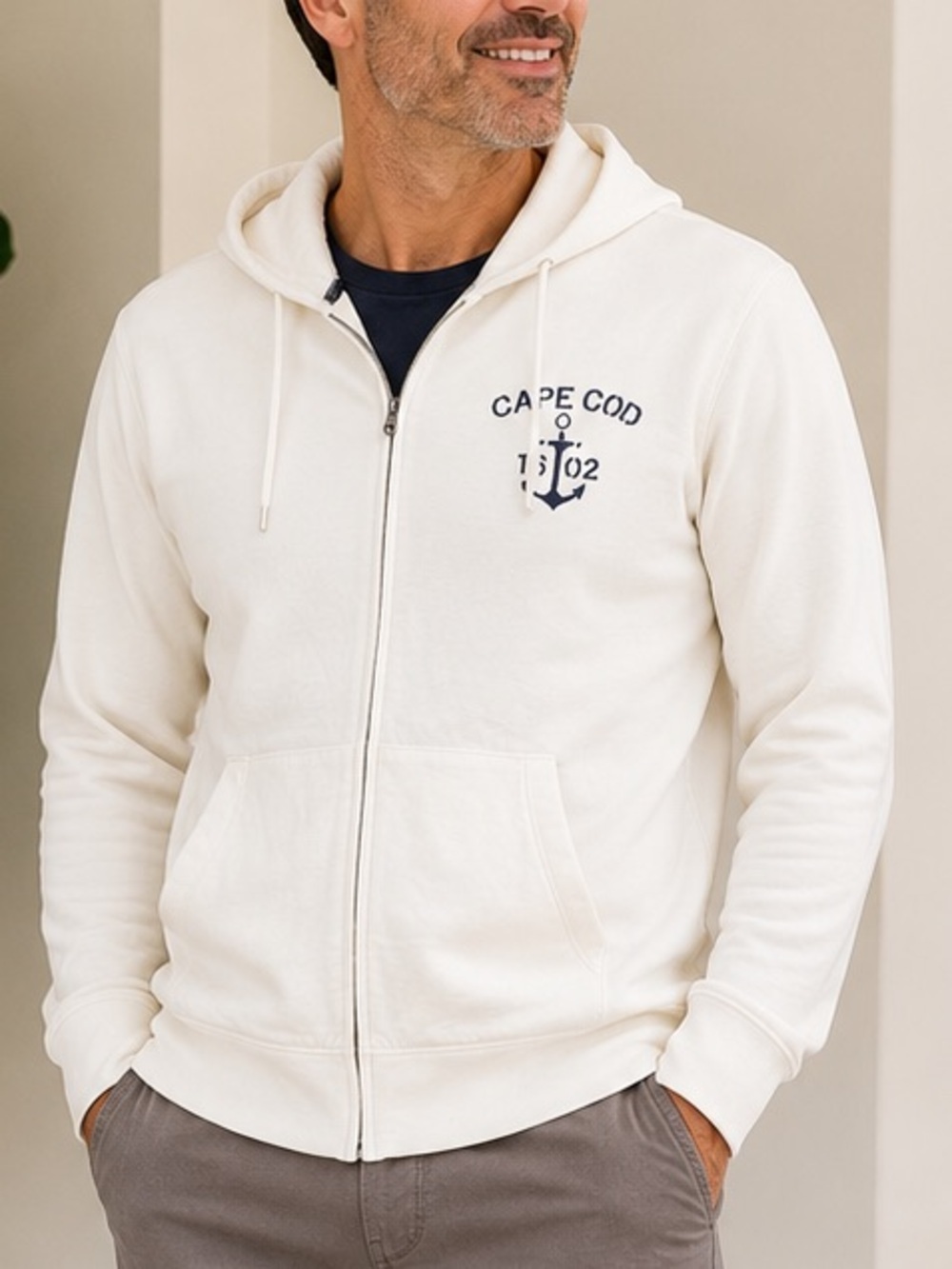 Cuffy’s cape cod white Hooodie Soft Everyday Wear 2XL